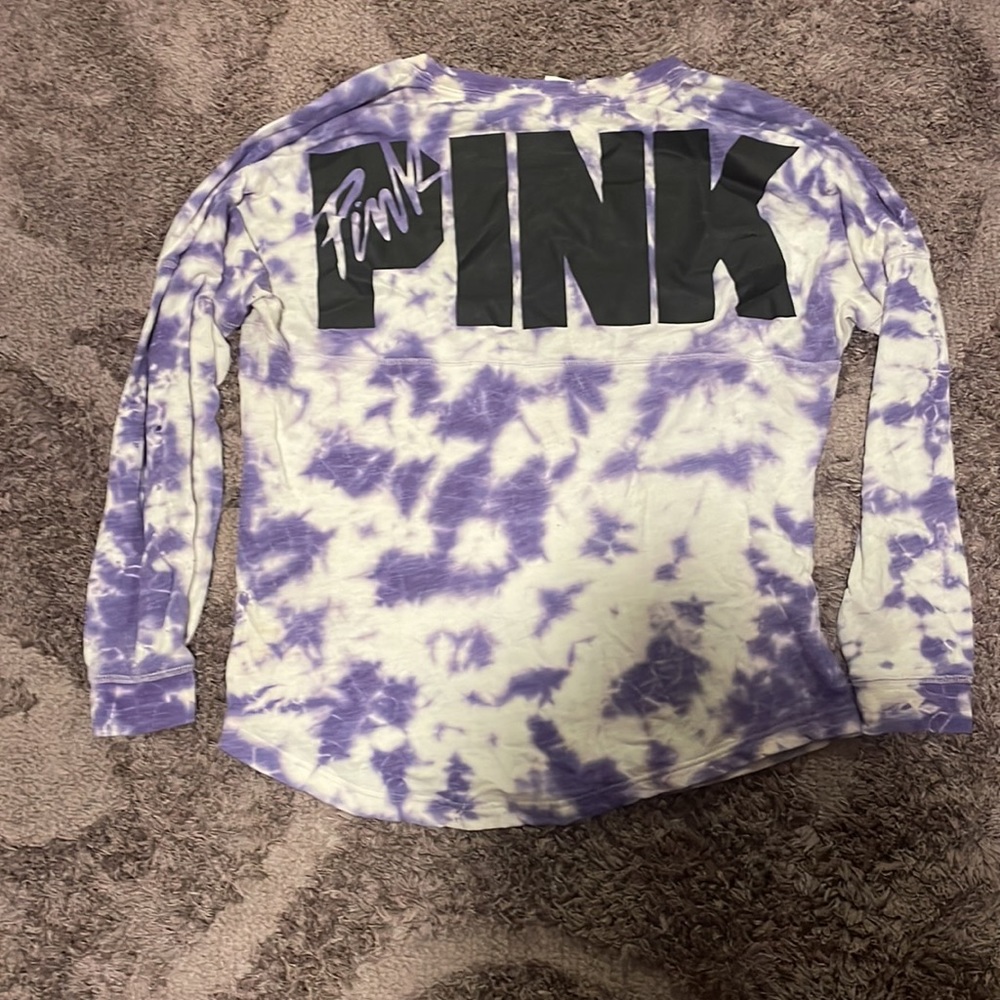 PINK Victoria’s Secret White and Purple Tie-Dye in Women’s Size S|P - Picture 5 of 16